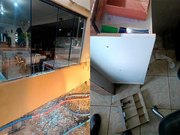Nova Ubirat&atilde;: Ladr&atilde;o arromba restaurante com foice e leva R$ 300 e dois ma&ccedil;os de cigarro