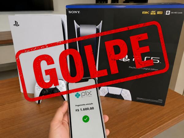 Sorriso: Homem cai em golpe e perde R$ 1.600 ao tentar comprar PlayStation 5