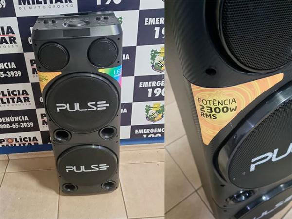 Sorriso: PM apreende som e acaba com barulho na Palmares