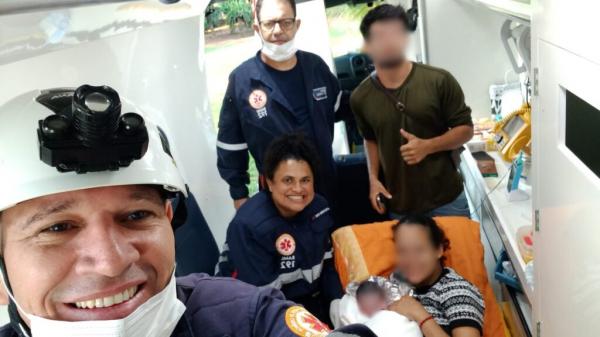 Sorriso: Beb&ecirc; nasce em fazenda com ajuda do SAMU e emociona fam&iacute;lia