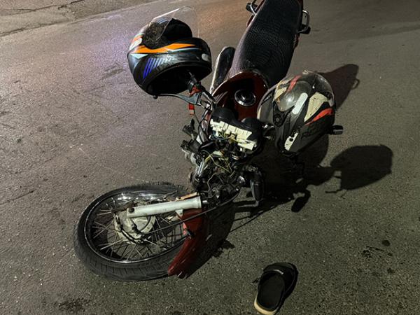 Sorriso: Motociclista &eacute; socorrido em estado grave pelo SAMU ap&oacute;s grave acidente com carro na Brescansin