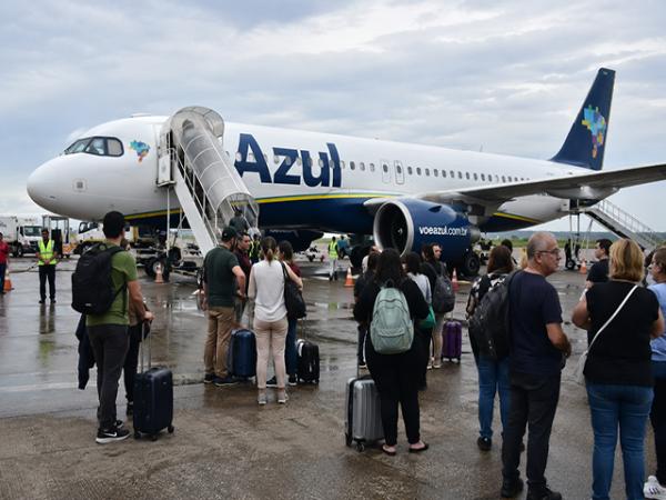 Sorriso: Voo da Azul &eacute; cancelado ap&oacute;s problema t&eacute;cnico; passageiros s&atilde;o realocados