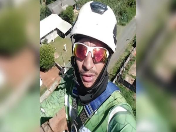 Veja o &uacute;ltimo v&iacute;deo gravado por trabalhador que morreu ap&oacute;s queda de 20 metros em Lucas do Rio Verde