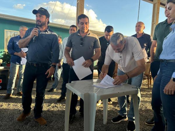 Sorriso: Prefeitura autoriza in&iacute;cio da pavimenta&ccedil;&atilde;o da Estrada Cam&iacute;cia com investimento de R$ 9,4 milh&otilde;es