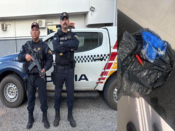 Ipiranga do Norte: PM prende traficante tronozelado com maconha na cueca
