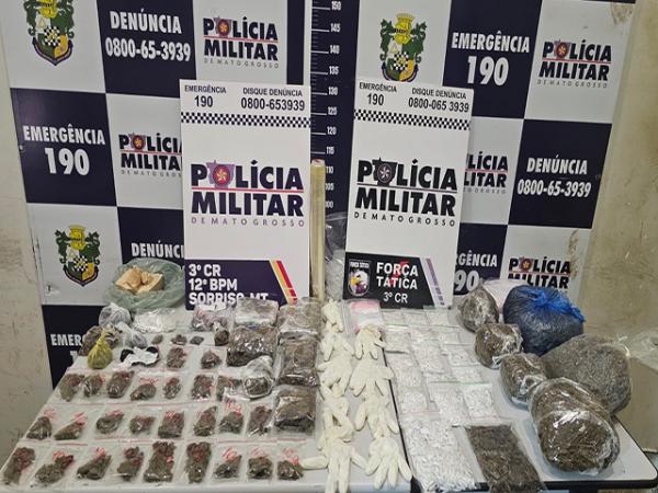 Sorriso: For&ccedil;a T&aacute;tica prende tr&ecirc;s por traficarem drogas perto do IFMT