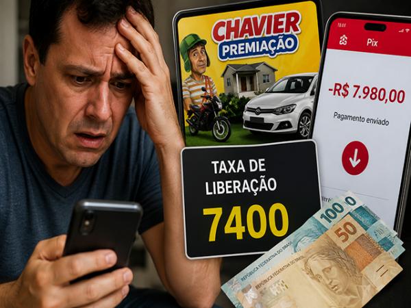 Sorriso: Homem perde quase R$ 8 mil achando que teria ficado "rico" com rifa de "Chavier Premia&ccedil;&atilde;o"
