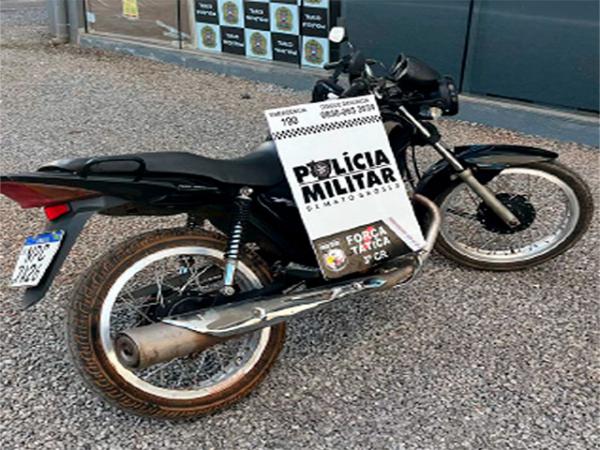 Sorriso: For&ccedil;a T&aacute;tica recupera moto envolvida em golpe ap&oacute;s venda em Nova Ubirat&atilde;