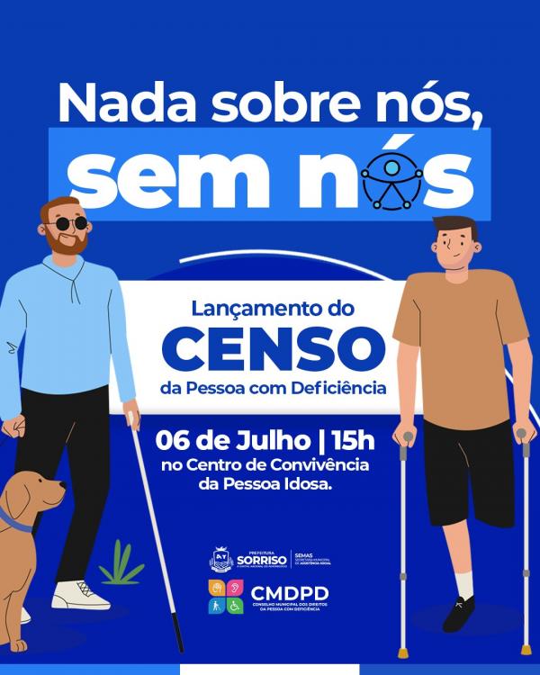 Prefeitura lan&ccedil;a, via Semas, o Censo Municipal das Pessoas com Defici&ecirc;ncia
