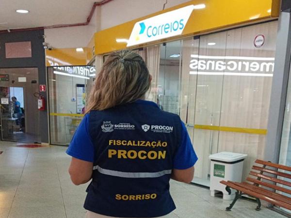 Sorriso: Procon autua ag&ecirc;ncia dos Correios por demora no atendimento
