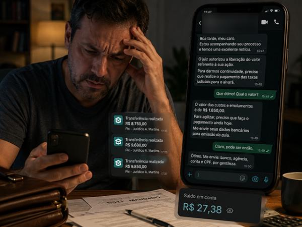 Sorriso: Homem perde mais de R$ 28 mil ap&oacute;s achar que ganhou causa e falso advogado pedir dados banc&aacute;rios