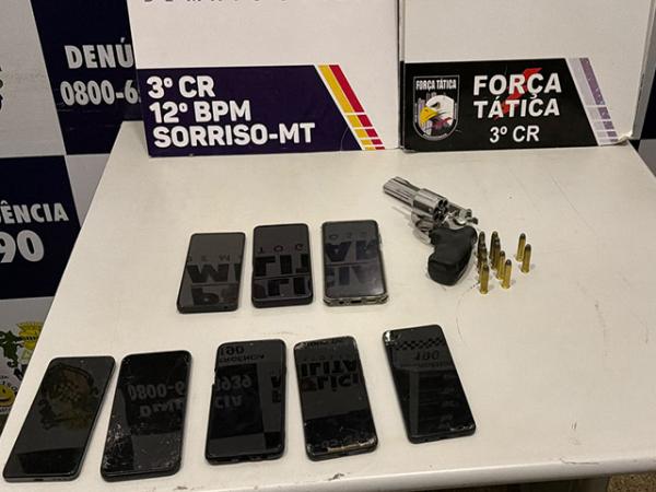 Sorriso: 4 do PCC s&atilde;o presos ap&oacute;s sequestrarem, roubarem e quase matarem motorista de aplicativo na Zona Leste e fazerem outro roubo durante corrida e iriam matar integrantes do CV