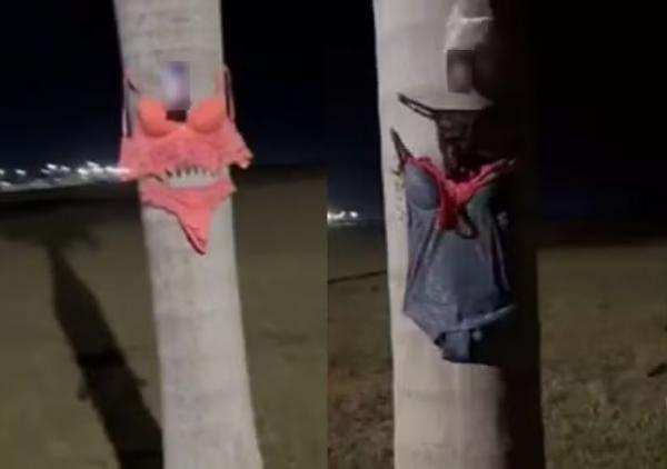 Lucas do Rio Verde: Lingeries e fotos &iacute;ntimas de mulher s&atilde;o encontradas expostas em via p&uacute;blica