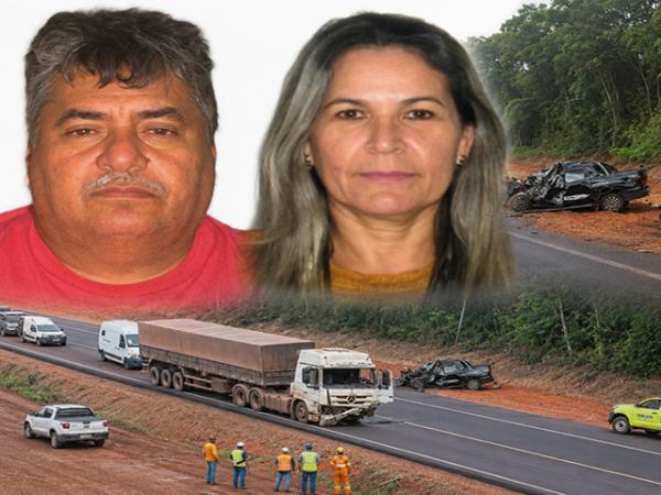 Sorriso: Identificado casal que morreu em grave acidente na BR-163 perto de Primaverinha
