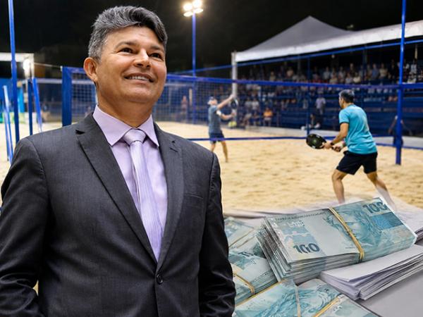 Sorriso: Medeiros manda quase R$ 1 milh&atilde;o para torneio de beach tennis