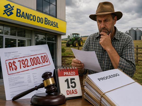 Sorriso: Banco do Brasil cobra R$ 792 mil de fazendeiro e Justi&ccedil;a d&aacute; 15 dias para produtor se manifestar