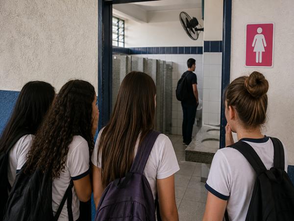 Sorriso: Alunas relatam que "gays" est&atilde;o usando banheiro feminino, de escola estadual, para fazerem pornografias e at&eacute; ensinarem como escondem o p&ecirc;nis