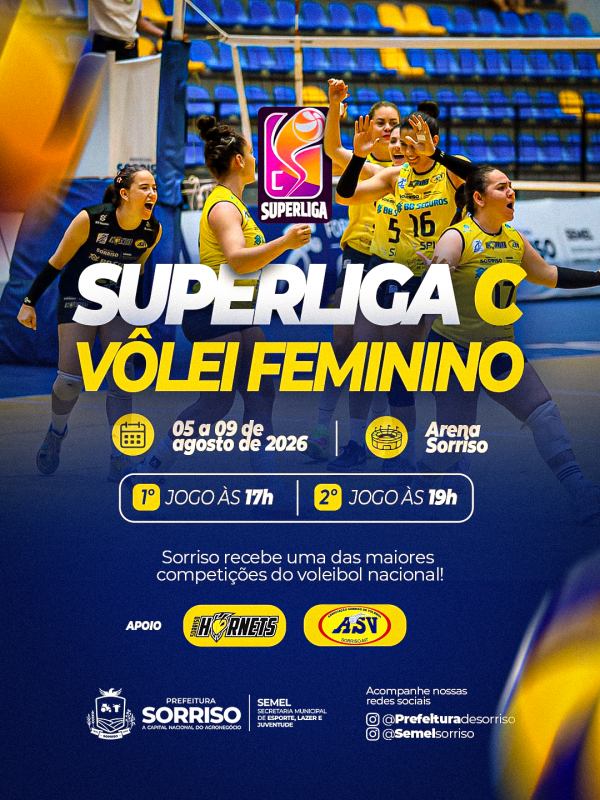 Arena Sorriso recebe etapa Centro-Oeste da Superliga C Feminina a partir de amanh&atilde; (5)