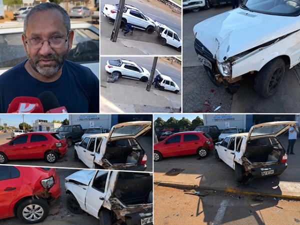 Sorriso: Ad&atilde;o nasce de novo ap&oacute;s quase ser atropelado por irrespons&aacute;vel que fugiu deixando preju&iacute;zos: "S&oacute; Deus para ter me tirado dali"