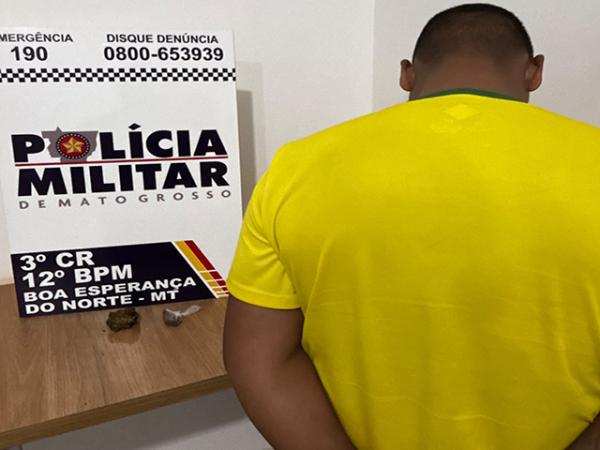 Boa Esperan&ccedil;a do Norte: PM bate firme no tr&aacute;fico e prende mais um "maconheiro" que estava com por&ccedil;&otilde;es de maconha e droga escondida em quarto de hotel