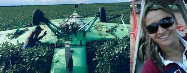 Rajada de vento derrubou avião agrícola durante decolagem, diz pilota