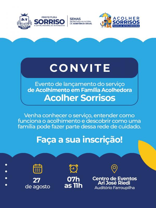 Prefeitura apresenta oficialmente o Servi&ccedil;o de Fam&iacute;lia Acolhedora