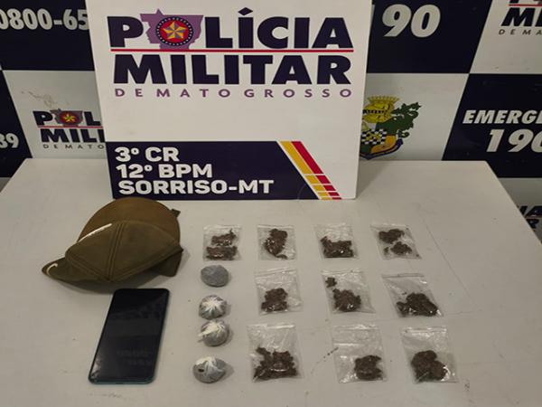 Sorriso: "Trem Bala" do CV &eacute; preso com drogas escondidas na cueca