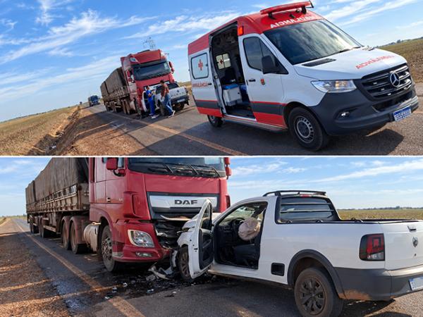 Ipiranga do Norte: Identificado homem que morreu ap&oacute;s carro bater de frente com carreta na MT-010