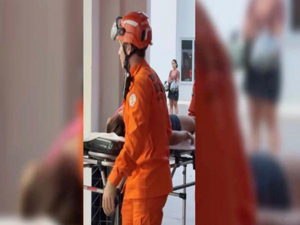 Sorriso: Mulher &eacute; ferida com faca ao tentar proteger sobrinho durante briga entre familiares; Ela foi socorrida pelos bombeiros