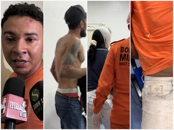 Sorriso: Homem &eacute; preso ap&oacute;s casal ser esfaqueado; suspeito diz que agiu para defender mulher durante briga e agiu em leg&iacute;tima defesa