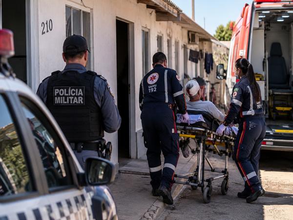 Sorriso: Idoso &eacute; agredido dentro de conjunto de kitnets e suspeito foge