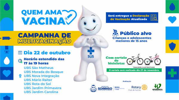 Sorriso: UBSs est&atilde;o abertas para vacina&ccedil;&atilde;o em hor&aacute;rio estendido