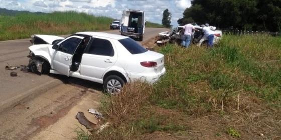 Batida de frente na MT-175 matou 3 pessoas da mesma família