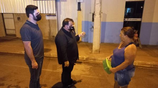 Vereadores e servidores da Câmara de Sorriso ouvem moradores do Mario Raiter sobre a falta de água