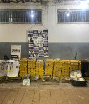 Polícia Militar apreende uma tonelada de maconha e fecha depósito do tráfico em Várzea Grande