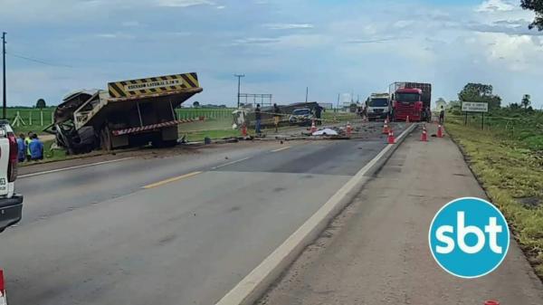 Duas pessoas morrem em grave acidente na BR-163 em Sorriso