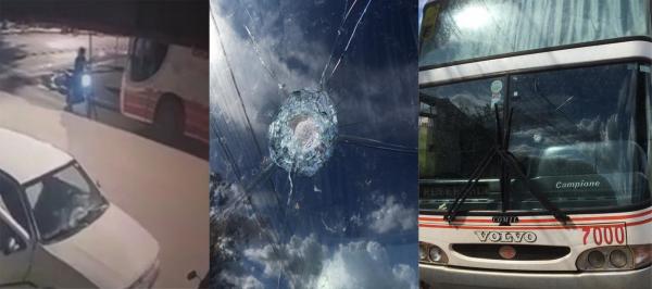 Sorriso: (Vídeo) Ônibus é baleado na rua Tangará