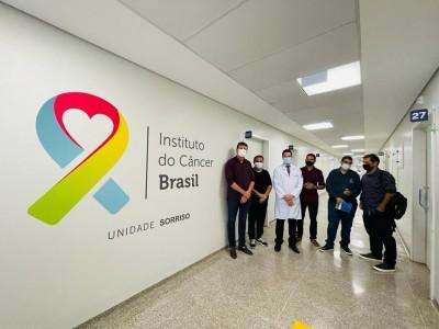 Damiani conhece instalações da Unidade Sorriso do Instituto do Câncer Brasil