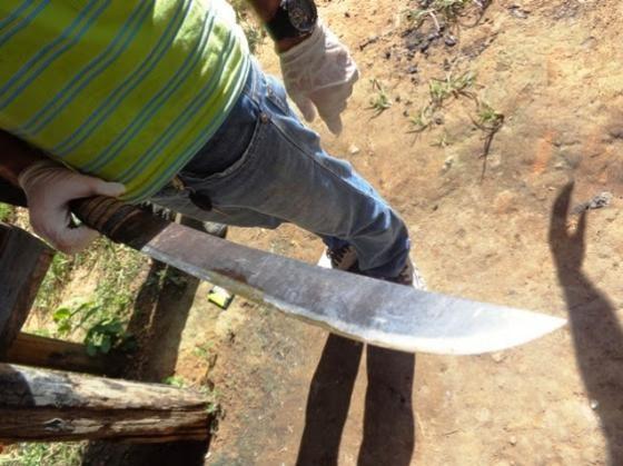 Nova Mutum: Homem mata colega a pauladas, arranca cabeça e exibe como troféu