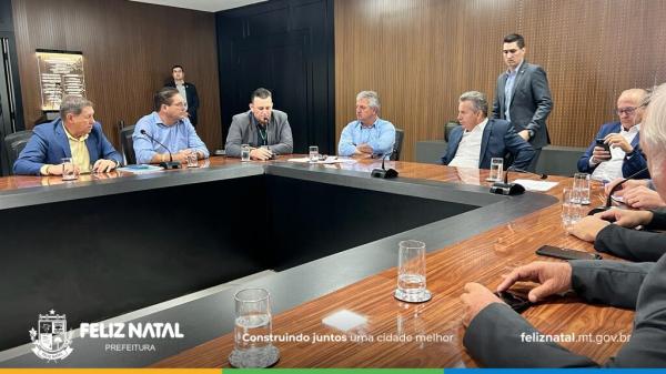 Em Cuiab&aacute;, prefeito obt&eacute;m &ecirc;xito na reuni&atilde;o com governador sobre &aacute;reas embargadas 