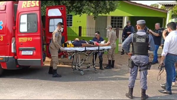 Sorriso: Bandidos roubam celulares em loja tentam fugir da PM e sofrem grave acidente no Jardim Primavera