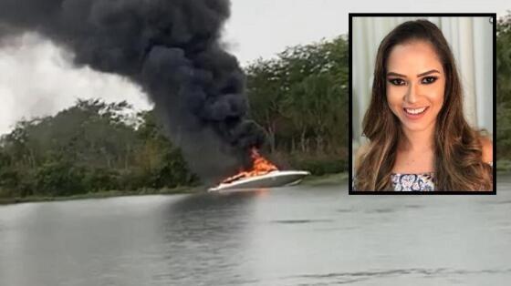 Lucas do Rio Verde: Bombeiros resgatam corpo de mulher, ap&oacute;s explos&atilde;o de lancha