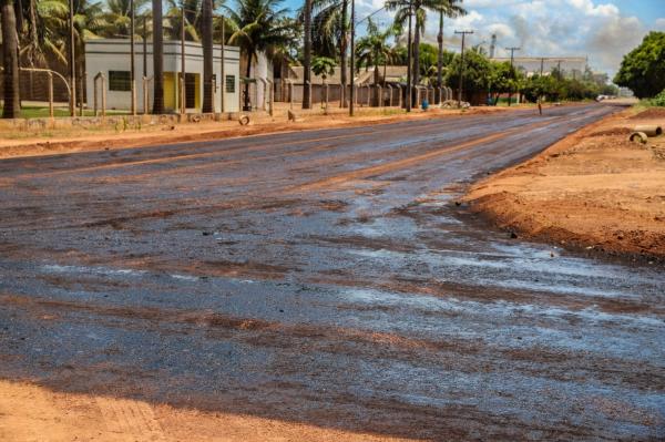 Sorriso: Asfalto do DIC Nova Prata est&aacute; na reta final