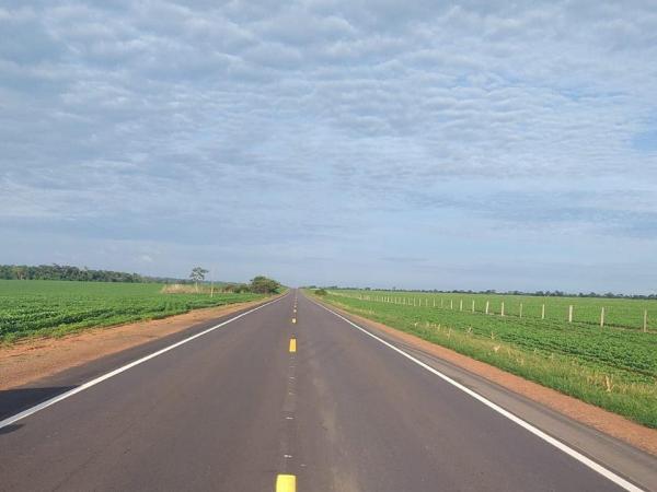 Obras de recapeamento e sinaliza&ccedil;&atilde;o da MT-225 entram da reta final em Vera