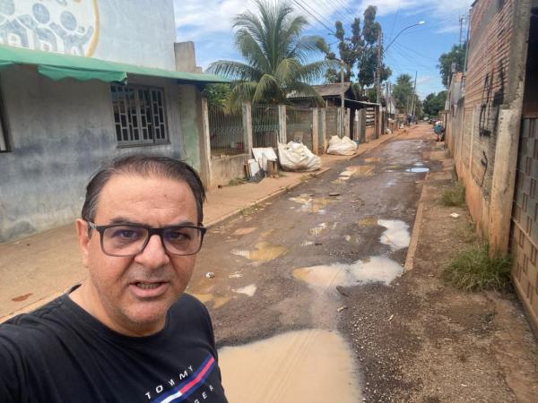 Damiani pede manuten&ccedil;&atilde;o asf&aacute;ltica em ruas esburacadas de Sorriso