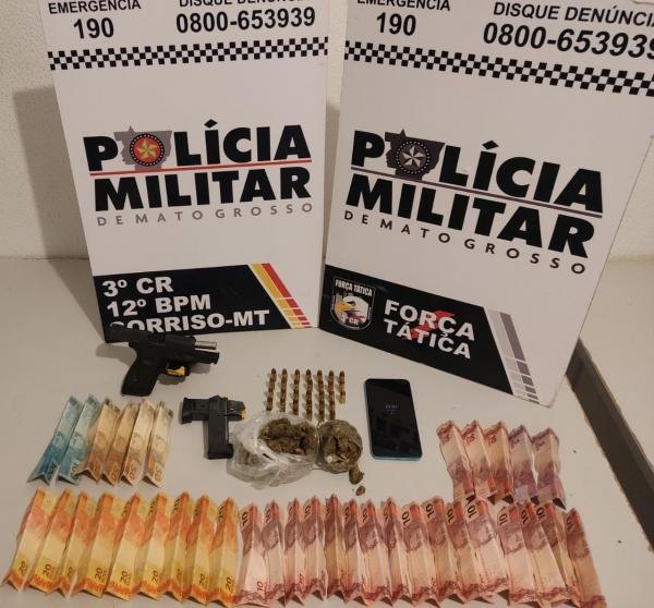 Sorriso: Homem &eacute; preso suspeito de forma&ccedil;&atilde;o de quadrilha e tr&aacute;fico de drogas