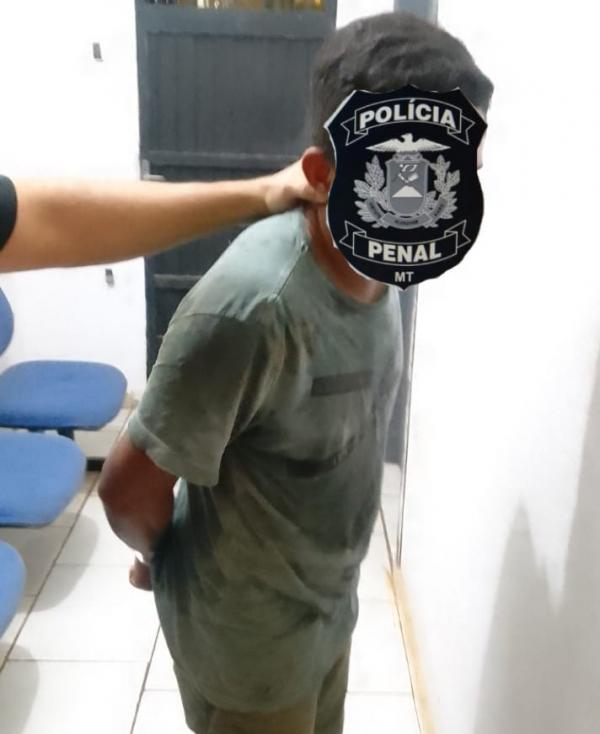 Sorriso: Detento, que fugiu durante trabalho na &Aacute;rea Verde, &eacute; recapturado por policiais penais