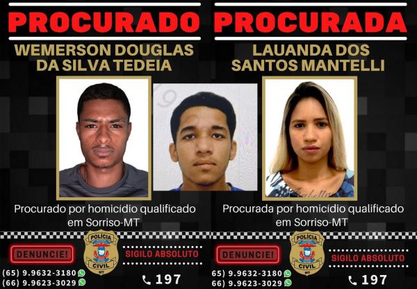 Sorriso: Dois s&atilde;o procurados por homic&iacute;dio no Jd Aurora