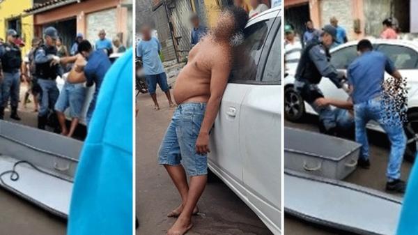 Homem &eacute; encontrado morto em p&eacute;, encostado em carro