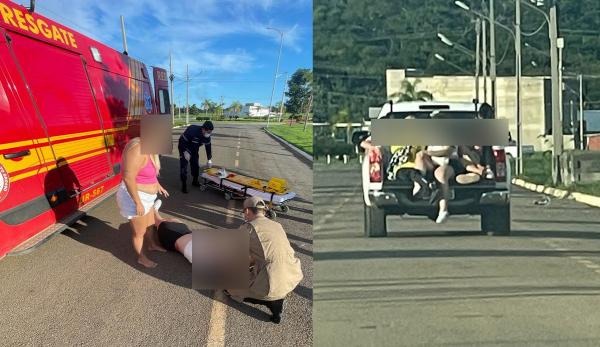 Sorriso: Adolescente que caiu de carroceria de S10 est&aacute; em estado grave; Motorista &eacute; procurado